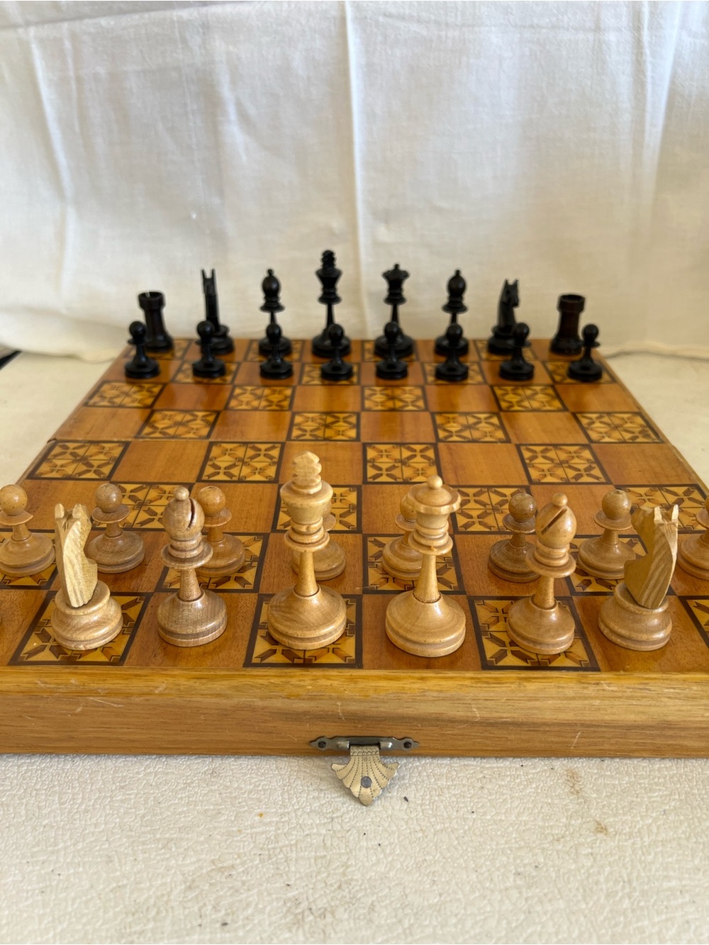 Vintage Staunton wooden chess set Stunning - Picture 4 of 13